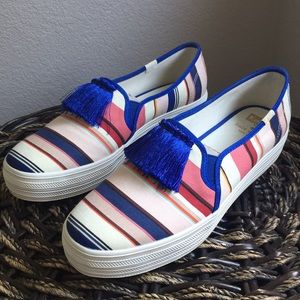 NIB Size 10 Keds for Kate Spade slip on shoes